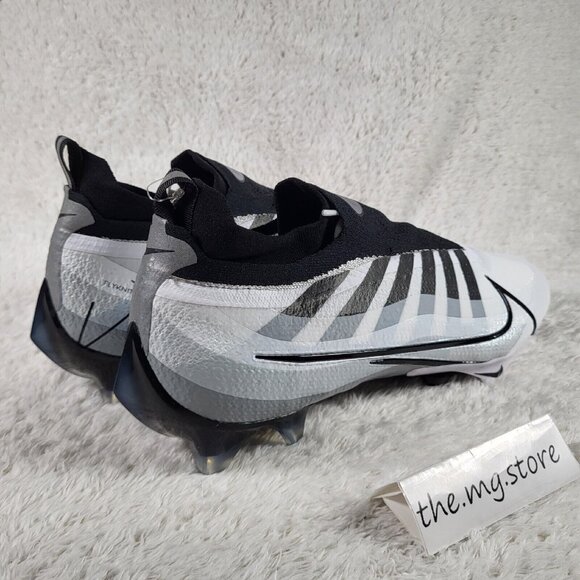 Nike Vapor Edge Elite 360 Flyknit Metallic Silver Cleat Size 13.5 New DQ3558-100 main image 5
